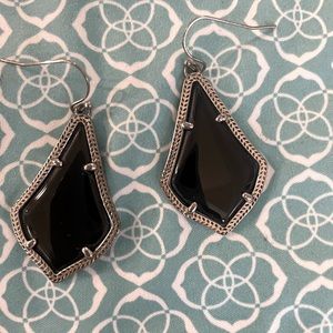 Kendra Scott black Alex earrings